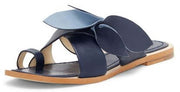 LOUISE ET CIE AMURE Deep Indigo dainty bow Toe Loop Sandals Flip Flop Mule Slide
