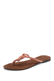 Jeffrey Campbell MALIA-2 Flip Flop Blush Suede Sandal Slip On Slides Mules
