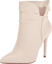 Jessica Simpson Lejos Chalk Faux Suede Pull On Strechy Insert Slouch Ankle Boots