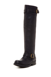 Jeffrey Campbell Women's The Wishlist II KNee High Leather Ricing Moto Boots