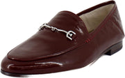Sam Edelman Loraine Cabernet Red Leather Chain Detail Vamp Loafers Shoes 7W