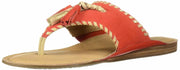 Aerosoles Women's Book of Style Flip-Flop Orange Leather Thong Flats Sandals