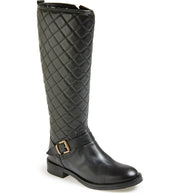 Bronx FA LENA USA MILL FORD BLACK QUILTED LEATHER RIDING BOOTS