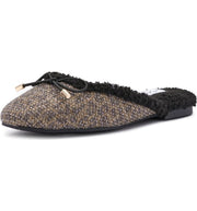 Jessica Simpson Tracee2 Gold Multi Cozy Jewel Round Toe Slip On Flat Slippers