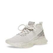 Steve Madden Women's MAXIMA Textile Lace Up Sneakers GREY MULTI