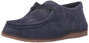 Lucky Brand Acaciah Moccasin Blue Suede Lace Up Fashion Flat Leather Shoes