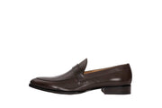 PAIR OF KINGS THE FLUSH MEN'S LOAFER SLIP ON FORMAL DRESS SHOES BROWN