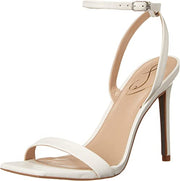 Sam Edelman Orchid White Ankle Strap Open Toe Stiletto High Heel Sandals