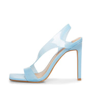 Steve Madden Nila Blue Fashion Slingback Open Toe Slip On Stiletto Heeled Sandals