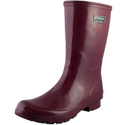 Roma Women's Emma Mid Rain Boots Maroon Mis Calf Waterproof Boot