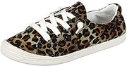 Forever Link Women's Classic Slip-On Comfort Fashion Sneaker, Leopard, (10)
