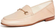 Sam Edelman Loraine Soft Beige Leather Classic Almond Toe Slip On Loafers
