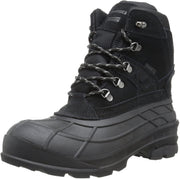 KAMIK FARGO-2 Men's Insulated Waterproof Lace Up Rounded Toe Winter Boots BLACK