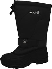 Kamik Men's Greenbay 4 Cold Weather Boot Black Waterproof Snow Boots