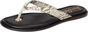 Sam Edelman Remi Roccia Open Toe Thonk Flat Slides Beach Flip Flops Sandals