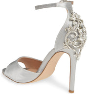 Lauren Lorraine Halsey Pumps Embellished Ankle Buckle Heeled Formal Sandals