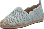 Sam Edelman Karla Washed Sage Pointed Cap Toe SLip On Espadrille Loafers Shoes
