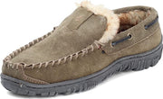 Clarks Venetian Sage Suede Moccasin Slip On Rounded Toe Indoor Outdoor Mules