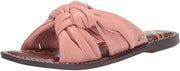 Sam Edelman Garson Cali Rose Stylish Slip-On Open Toe Comfort Flats Sandals