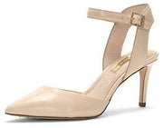 Louise Et Cie KOTA Ankle Strap Pointed-Toe Pumps CREME FRAICHE Nude Pumps