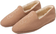 Sam Edelman Karlie Camel Soft Cozy Cashmere Closed Toe Slip On Flat Slippers