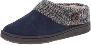 Clarks Women's Knit Scuff Leather Slipper Mules
