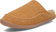 Clarks Stylish Baseball Stiching Cinnamon Plush Sherpa Lined Rounded Toe Suede Clogs