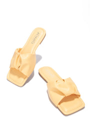 Cape Robbin JOMO Rangoon Sandals Slides Womens Open Toe Mule Slip On Slide Shoes