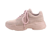 Cape Robbin Siren Blush Everyday Comfortable Diva Fashion Lace Up Sneakers