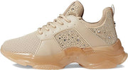 Steve Madden Ganzo-R Blush Multi Fashion Lace Up Chunky Platform Sneakers