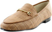 Sam Edelman Loraine Cuoio Almond Toe Slip On Stacked Heel Fashion Wide Loafers