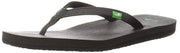 Sanuk Women's Yoga Joy Black Flip-Flop Summer Sandal (6)