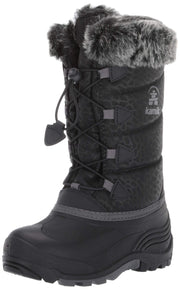 Kamik Kids' Snowgypsy 3 Snow Boot Black Waterproof Boots