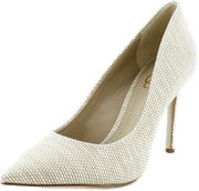 Sam Edelman Hazel Light Natural Stiletto Heel Pointed Toe Wide Dress Pumps