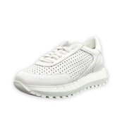 Sam Edelman Dante White Leather Fashion Lace Up Chunky Low Top Fashion Sneakers