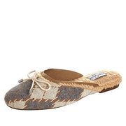 Jessica Simpson Tracee Light Combo Cozy Bow Round Toe Slip On Flat Slippers