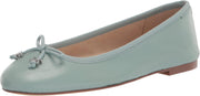 Sam Edelman Felicia Tide Blue Luxe Slip On Rounded Toe Flexible Ballet Flats