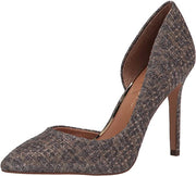 Jessica Simpson Prizma Gold Multi Pointy Toe Slip-On High Heel D'orsay Pumps