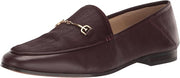 Sam Edelman Loraine French Burgundy Almond Toe Slip On Classic Vamp Loafers