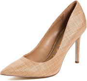 Sam Edelman Hazel Buff Tan Stiletto Heeled Pointed Toe Fashion Dress Pumps