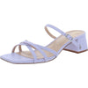 Sam Edelman Rachelle Lilac Slip On Multi Cross Over Buckle Strap Heeled Sandals