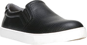 Dr. Scholl Shoes Women's Madison Fashion Sneaker Black Larsen Slip On (6, BLACK LARSEN)