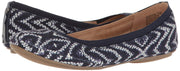 Bandolino Women's Edition Ballet Flat, Tribal Print Blue