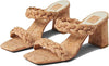 Dolce Vita Paily Cork Stella Braided Straps Open Square Toe Block Heeled Sandals