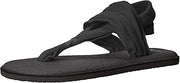 Sanuk Yoga Sling 2 Charcoal Slip On Lightweight Ankle Strap Cushioned Sandals