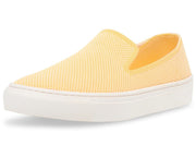 Steve Madden Women's Kraft  Raffia Slip On Sneakers YELLOW MULTI