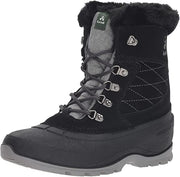 Kamik Snovalley5 Lightweight Waterproof Lace Up Insulated Snow Winter Boot Black