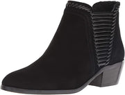 Viince camuto Pippsy Black Suede Cut Out Pointed Toe Ankle Bootie