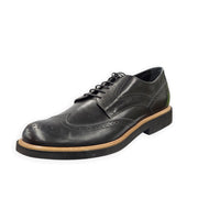 Tod's Men's DERBY Nero Shoes Oxfords Sneakers Black Leather Lace Up Wingtip