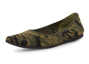 Steve Madden Ramone Camouflaged Fashion Fitted Slip On Stretchy Ballets Flats